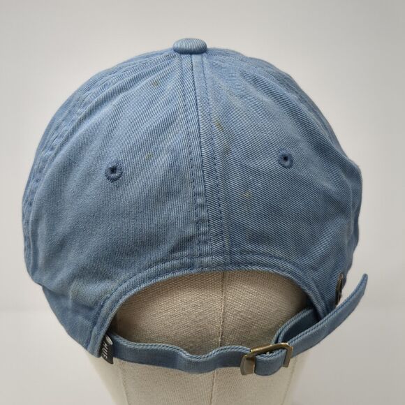 HUF Slideback Hat Blue One Size Adjustable Embroidered Vented Holes 6 Panel - Picture 5 of 8